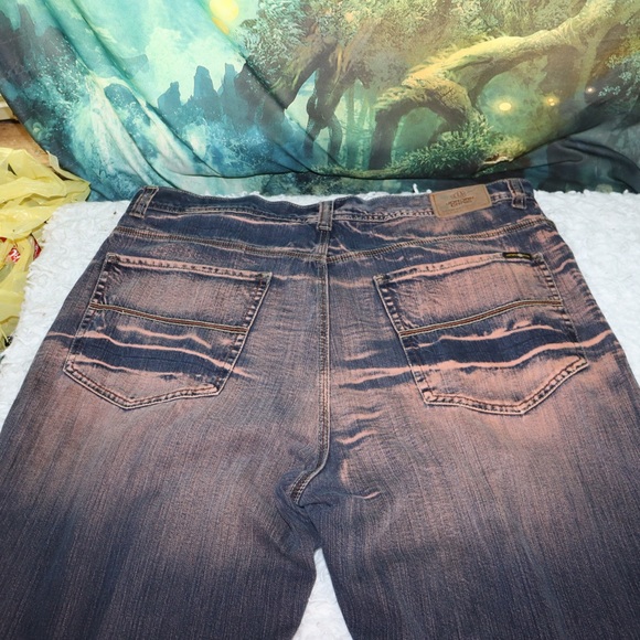 Men’s Jordan Craig Copper Washed Distressed Jeans - Picture 4 of 5